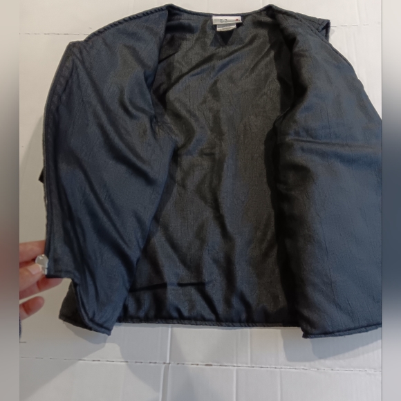 Marcia Women's (Size M) Black Zip Down Quilted Vest (NWT) - Picture 6 of 9